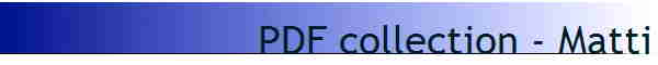 PDF collection - Matti
