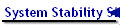 System Stability Singularity Set