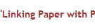 'Linking Paper with Principles'