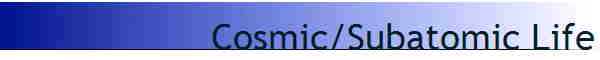 Cosmic/Subatomic Life