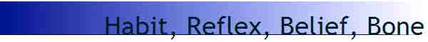 Habit, Reflex, Belief, Bone