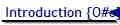 Introduction {O#o}
