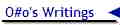 O#o's Writings