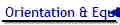 Orientation & Equilibrium