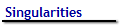 Singularities
